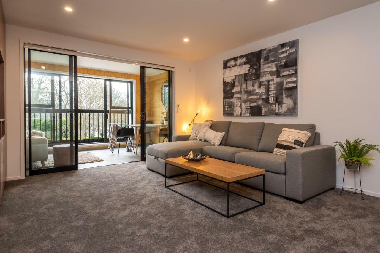 Apartamento Penthouse With Park View Christchurch Exterior foto